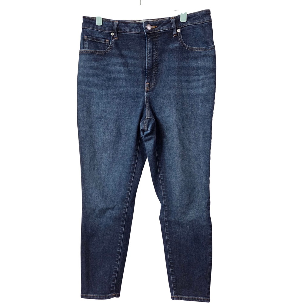 Everlane Curvy High‎ Rise Skinny Crop Jeans Medium Wash Women's Size 32